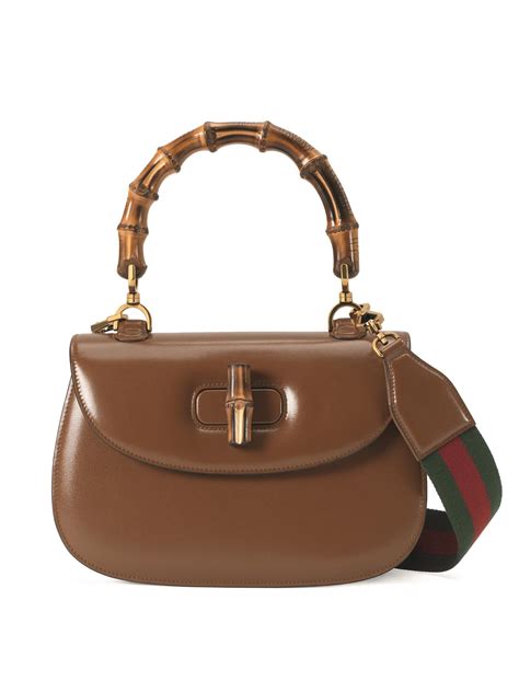 borsa gucci con manici di bamboo|La nuova borsa Gucci Bamboo 1947 di Alessandro .